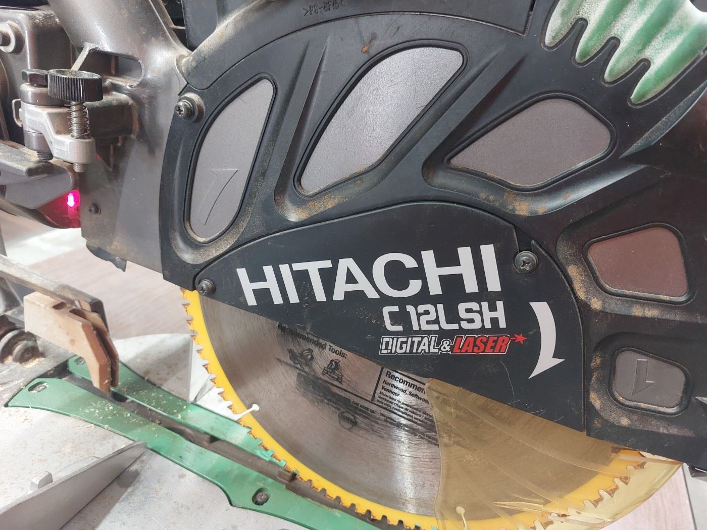 Hitachi C12LSH 12: Sliding Dual Compound Miter Saw