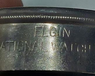 Elgin National Watch Tin with Parts Stored Inside