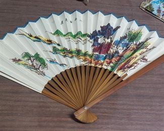 5 Oriental Hand Fans