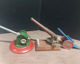 3 Cannons: 1 Marble Shooter, Civil War Replica