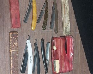 Straight Razor Flat (A) Bakelite Handles