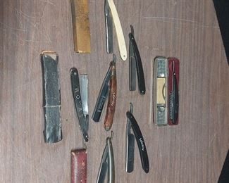 Straight Razor Flat (B) Bakelite Handles