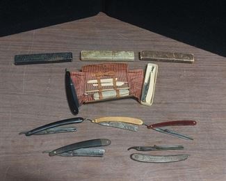 Straight Razor Flat (C) Bakelite Handles