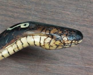 47" Cobra Snake Hand Carved Cane