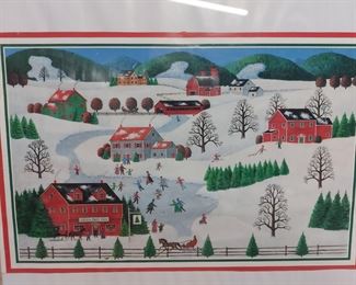 Two Americana Framed Prints