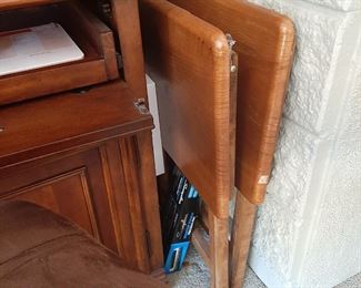 Wood tv trays