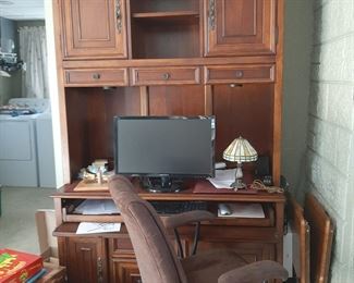 Lighted desk, by Hooker