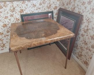 Vintage card tables