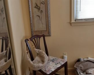 Accent chair, decorative stirage boxes