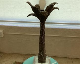 Palm tree lamp 25”
