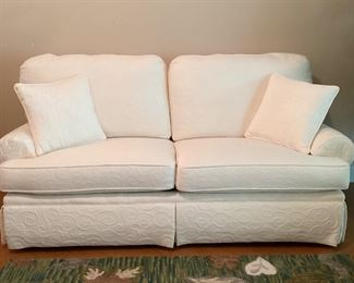 Pristine White Sofa 77L x 38W x 37H