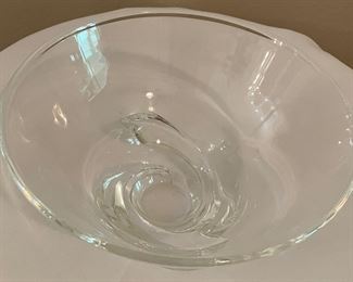 7” mid-century Steuben crystal bowl 