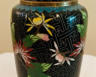 Cloisonné vase 5.25”