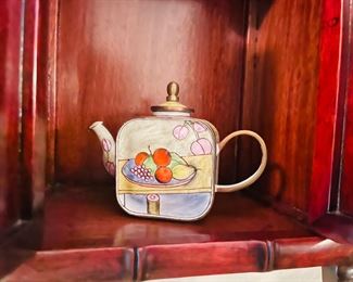 Mini enamel painted teapot 
