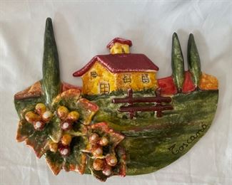 “Toscana” signed pottery 