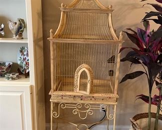 Decorative birdcage 23.25L x 14.5W x 66.5H