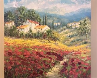 “Fleur de Pays” fine art on canvas, 24 x 24