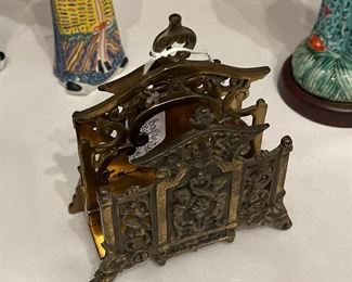 Vintage Bradley & Hubbard letter holder