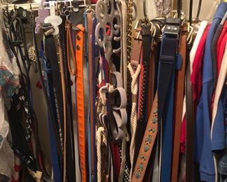 Ladies belts and purses