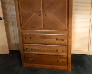 Armoire/chest of drawers by Vaughan Furniture of Virginia.  Matching headboard, nite stand, dresser/mirror