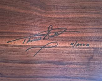 Thomas Scott Custom Cherry Wood Dining Table (90"L x 40"W x 29"H)