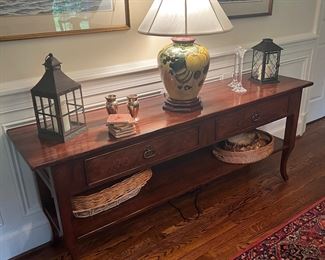 2 Drawer Console Table (72"L x 18"D x 29"H)