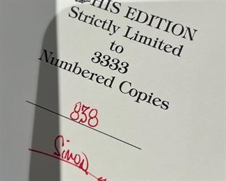 Necronomicon Book #838 of 3333 Signed By Simon