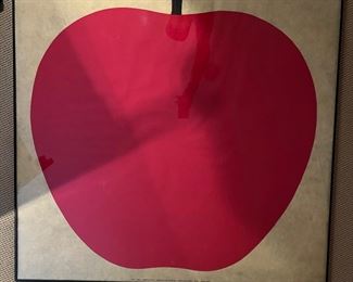 Danese Milano Uno La Mela Art Print Made in Italy (43"L x 44"W x 1"D)