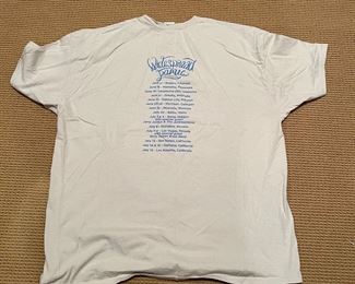 Widespread Panic Red 2016 Summer Tour T-Shirt Size 2XL