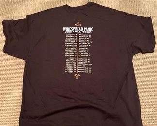 Widespread Panic 2016 Fall Tour T-Shirt Size 2XL