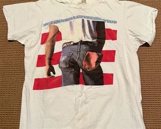 Vintage Bruce Springsteen & The E Street Band Born in the USA World Tour '84-'85 T-Shirt Size XL