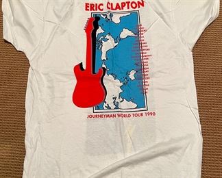 Vintage Eric Clapton Journeyman World Tour 90 T-Shirt Size XL