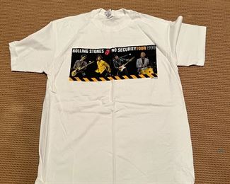 The Rolling Stones No Security Tour 1999 T-Shirt Size XL
