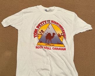 Vintage Tom Petty And The Heartbreakers Rock N Roll Caravan '87 Tour T-Shirt Size XL