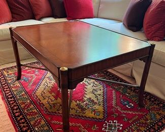 Bamboo Legged Rectangular Coffee Table Made in the Philippines (40"L x 30"W x 22"H)