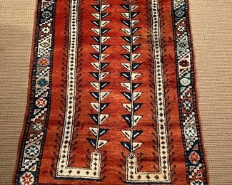 Hand-Knotted Antique Persian Rug (52"L x 32"W)