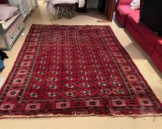 Hand-Knotted Persian Tribal Wool Rug (116"L x 90"W)
