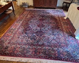 Large Hand-Knotted Persian Wool Rug (144"L x 101"W)