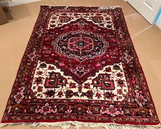 Hand-Knotted Persian Wool Carpet (91"L x 67"W)