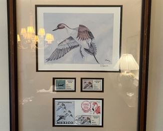 Framed Sarn Dumac Signed Print by A. Rovira 93 / 1495/5750