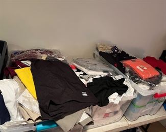 Bins Full of Brand New Shorts, T-Shirts & Apparel Size L-XL