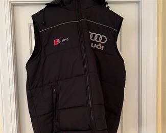 Men's Audi S Line Puffer Vest Size XL