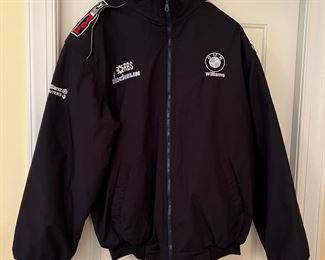 Men's BMW Williams Michelin / Fed Ex Zipper Jacket Size XL