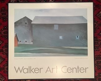 Framed Walker Art Center "Lake George Barns" Gallery Print (28"W x 25"H)