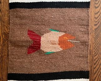 Zapotec Fish Rug (19"L x 13"W)