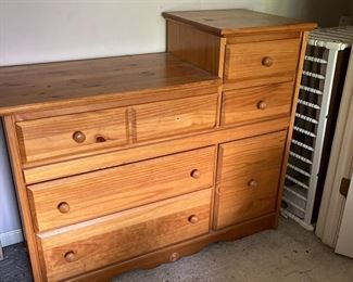 Dresser Changing Table and Baby Bed Swing