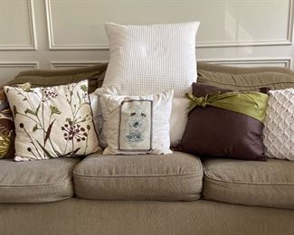 Lot of Nine Miscellaneous Pillows Pillows Only