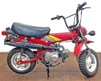 1991 Honda CT-70 Mini Trail Motorcycle 