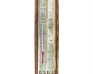 c.1775 H. Hen Dutch Mahogany Barometer 