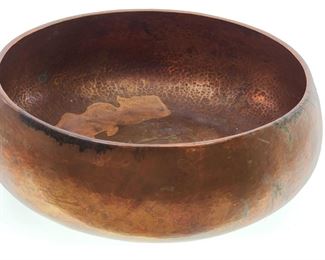  George H. Trautmann (1873-1955) Copper Bowl 